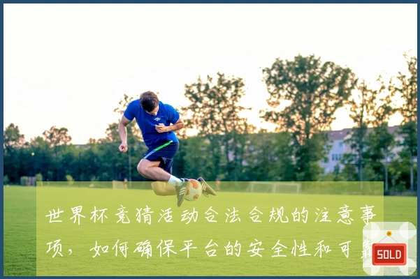 世界杯竞猜活动合法合规的注意事项，如何确保平台的安全性和可靠性